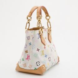 Pre Owned Louis Vuitton White Monogram Multicolor Audra Tote 