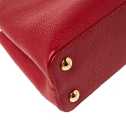 Pre Owned Louis Vuitton Escarlate Taurillon Leather and Python Capucines BB Bag