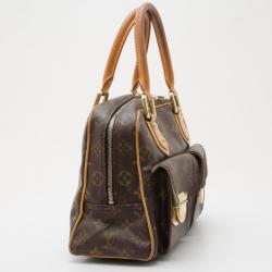 Pre Owned Louis Vuitton Monogram Canvas Manhattan PM Satchel 