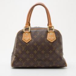 Pre Owned Louis Vuitton Monogram Canvas Manhattan PM Satchel 