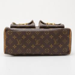 Pre Owned Louis Vuitton Monogram Canvas Manhattan PM Satchel 