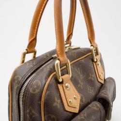 Pre Owned Louis Vuitton Monogram Canvas Manhattan PM Satchel 