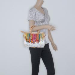 مملوكة مسبقًا Louis Vuitton Limited Edition Multicolore Fringe Speedy 25 Satchel Handbag 