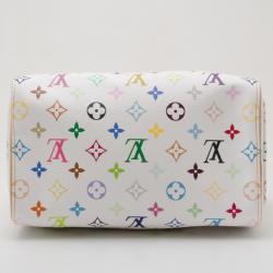 مملوكة مسبقًا Louis Vuitton Limited Edition Multicolore Fringe Speedy 25 Satchel Handbag 