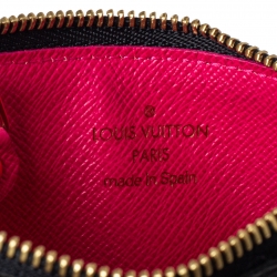 مملوكة مسبقًا Louis Vuitton Black Multicolor Monogram Canvas Pochette Cles Pouch