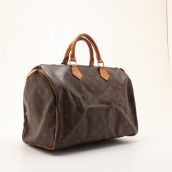 Pre Owned Louis Vuitton Monogram Speedy 35