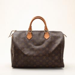 Pre Owned Louis Vuitton Monogram Speedy 35