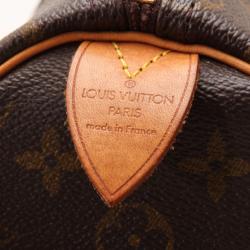 Pre Owned Louis Vuitton Monogram Speedy 35