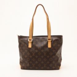 Pre Owned Louis Vuitton Monogram Cabas Piano Tote