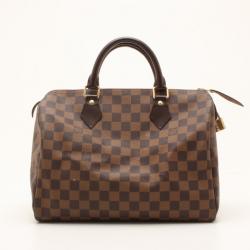 مملوكة مسبقًا Louis Vuitton Damier Ebene Speedy 30 Satchel  