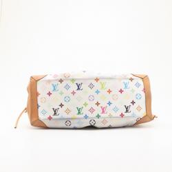 Pre Owned Louis Vuitton White Mulicolore Ursula Bag