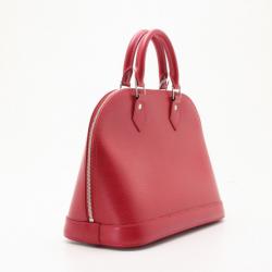 Pre Owned Louis Vuitton Red Electric Epi Leather Alma PM