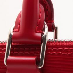 Pre Owned Louis Vuitton Red Electric Epi Leather Alma PM