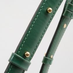 Pre Owned Louis Vuitton Borneo Green Epi Leather Cluny Shoulder Bag  