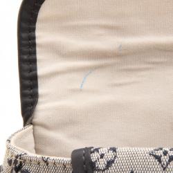 Pre Owned Louis Vuitton Blue Monogram Mini Lin Marjorie Shoulder Bag