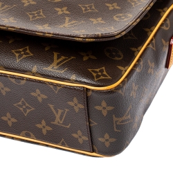 Pre Owned Louis Vuitton Monogram Canvas Abbesses Messenger Bag