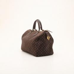 Pre Owned Louis Vuitton Monogram Mini Lin Speedy 30 Satchel 