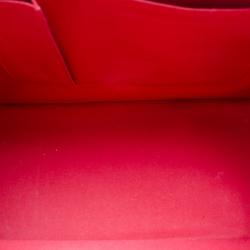 Pre Owned Louis Vuitton Monogram Vernis Red Alma MM