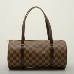 Pre Owned Louis Vuitton Damier Ebene Papillon 30 Handbag
