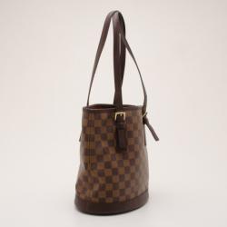 Pre Owned Louis Vuitton Damier Marais Bucket Bag  
