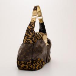 Pre Owned Louis Vuitton Monogram Leopard Polly Hobo