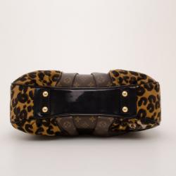 Pre Owned Louis Vuitton Monogram Leopard Polly Hobo