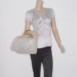 Pre Owned Louis Vuitton Damier Azur Speedy 30