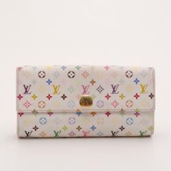 Sarah Wallet Multicolor Monogram – Keeks Designer Handbags