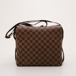 Pre Owned Louis Vuitton Damier Ebene Naviglio Messenger 