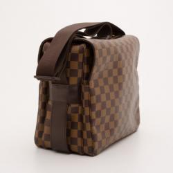 Pre Owned Louis Vuitton Damier Ebene Naviglio Messenger 