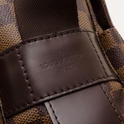 Pre Owned Louis Vuitton Damier Ebene Naviglio Messenger 