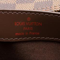 Pre Owned Louis Vuitton Damier Ebene Naviglio Messenger 