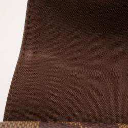 Pre Owned Louis Vuitton Damier Ebene Naviglio Messenger 