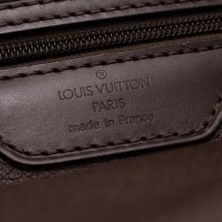 Pre Owned Louis Vuitton Dark Brown Epi Leather Sac Plat Tote