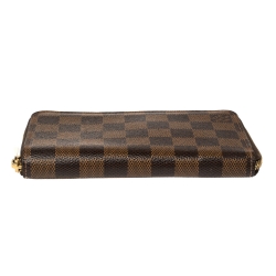 مملوكة مسبقًا Louis Vuitton Damier Ebene Canvas Zippy Wallet
