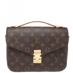 Louis Vuitton Monceau Metis Black Epi Handbag Clutch Mini Briefcase -01508
