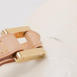 مملوكة مسبقًا Louis Vuitton Cream Vernis Monogram Bedford Satchel