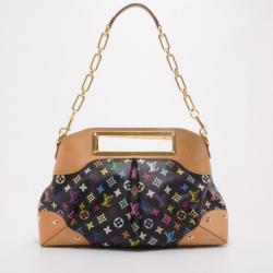 Pre Owned Louis Vuitton Black Multi Judy GM 