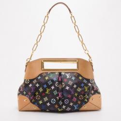 Pre Owned Louis Vuitton Black Multi Judy GM 