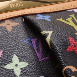 Pre Owned Louis Vuitton Black Multi Judy GM 