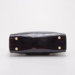 Pre Owned Louis Vuitton Navy Vernis Melrose Avenue