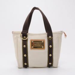 Louis Vuitton Antigua Cabas GM - White Totes, Handbags - LOU740865