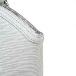 Pre Owned Louis Vuitton Ivory Epi Leather Lockit Tote