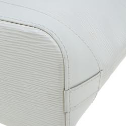 Pre Owned Louis Vuitton Ivory Epi Leather Lockit Tote