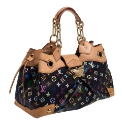 مملوكة مسبقًا Louis Vuitton Black Monogram Multicolore Canvas Ursula Bag