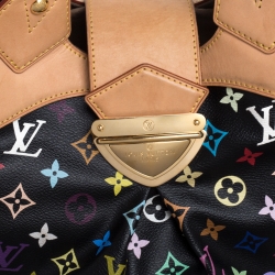 مملوكة مسبقًا Louis Vuitton Black Monogram Multicolore Canvas Ursula Bag