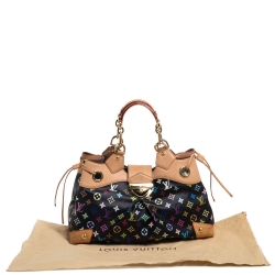 مملوكة مسبقًا Louis Vuitton Black Monogram Multicolore Canvas Ursula Bag