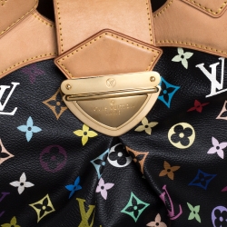 مملوكة مسبقًا Louis Vuitton Black Monogram Multicolore Canvas Ursula Bag