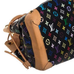 مملوكة مسبقًا Louis Vuitton Black Monogram Multicolore Canvas Ursula Bag