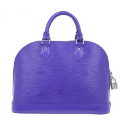 مملوكة مسبقًا Louis Vuitton Purple Epi Leather Alma PM